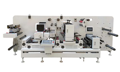 Máquina de acabado de etiquetas (impresión/troquelado/corte)