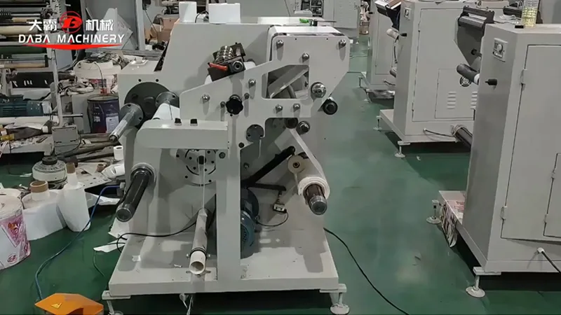 Cortadora rebobinadora tipo torreta, DBFQS-320