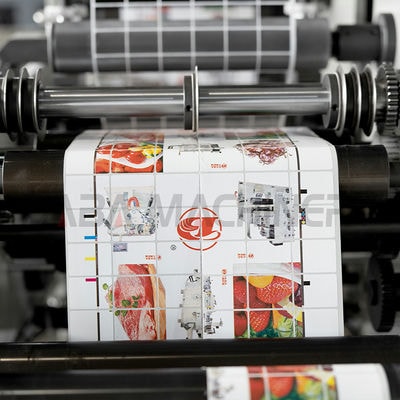Impresora flexográfica de pila de 4 colores