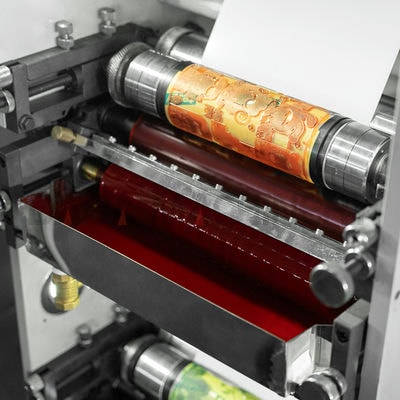 Impresora flexográfica de pila de 5 colores