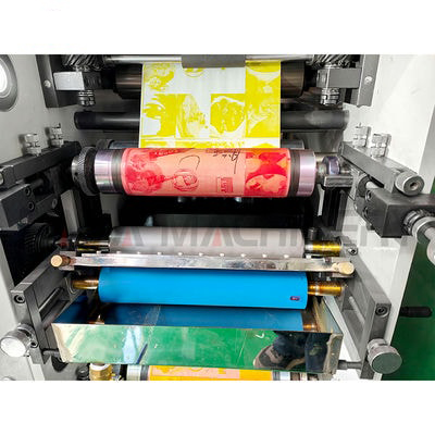 Impresora flexográfica de pila de 6 colores