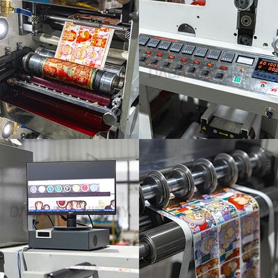 Impresora flexográfica de pila de 8 colores