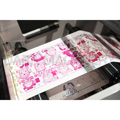 Impresora flexográfica de pila de 2 colores