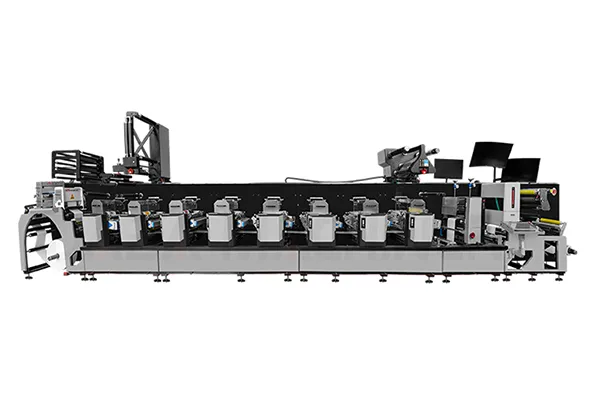 Impresora flexográfica con sistema de inspección de etiquetas, DBRY-L370H